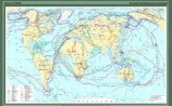 Карта Важнейшие географические открытия и колониальные захваты, 1:2,2л, 113*180см., ламинирование одностороннее Артикул: is014