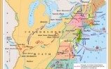 Карта Война за независимость и образование США 1775-1783, 2л,1:3 млн., 94*118 см, ламинирование одностороннее Артикул: is017