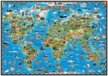 Карта мира для детей , 116*79, ламинирование одностороннее Артикул: нчш0102